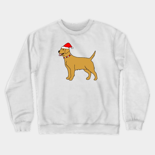 Christmas Golden Retriever Crewneck Sweatshirt by Kelly Louise Art